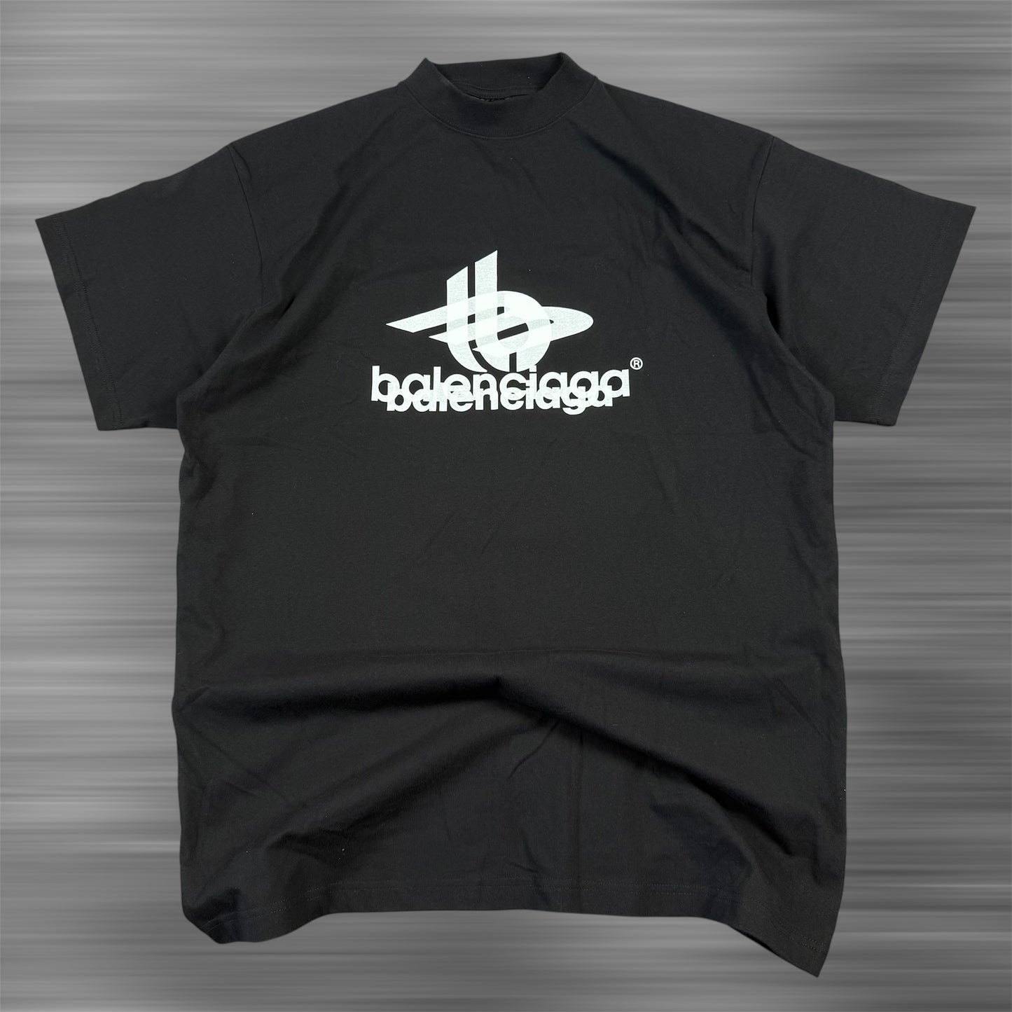 Balenciaga 3B Logo Black T-Shirt