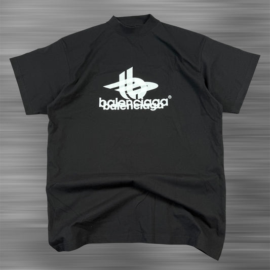 Balenciaga 3B Logo Black T-Shirt
