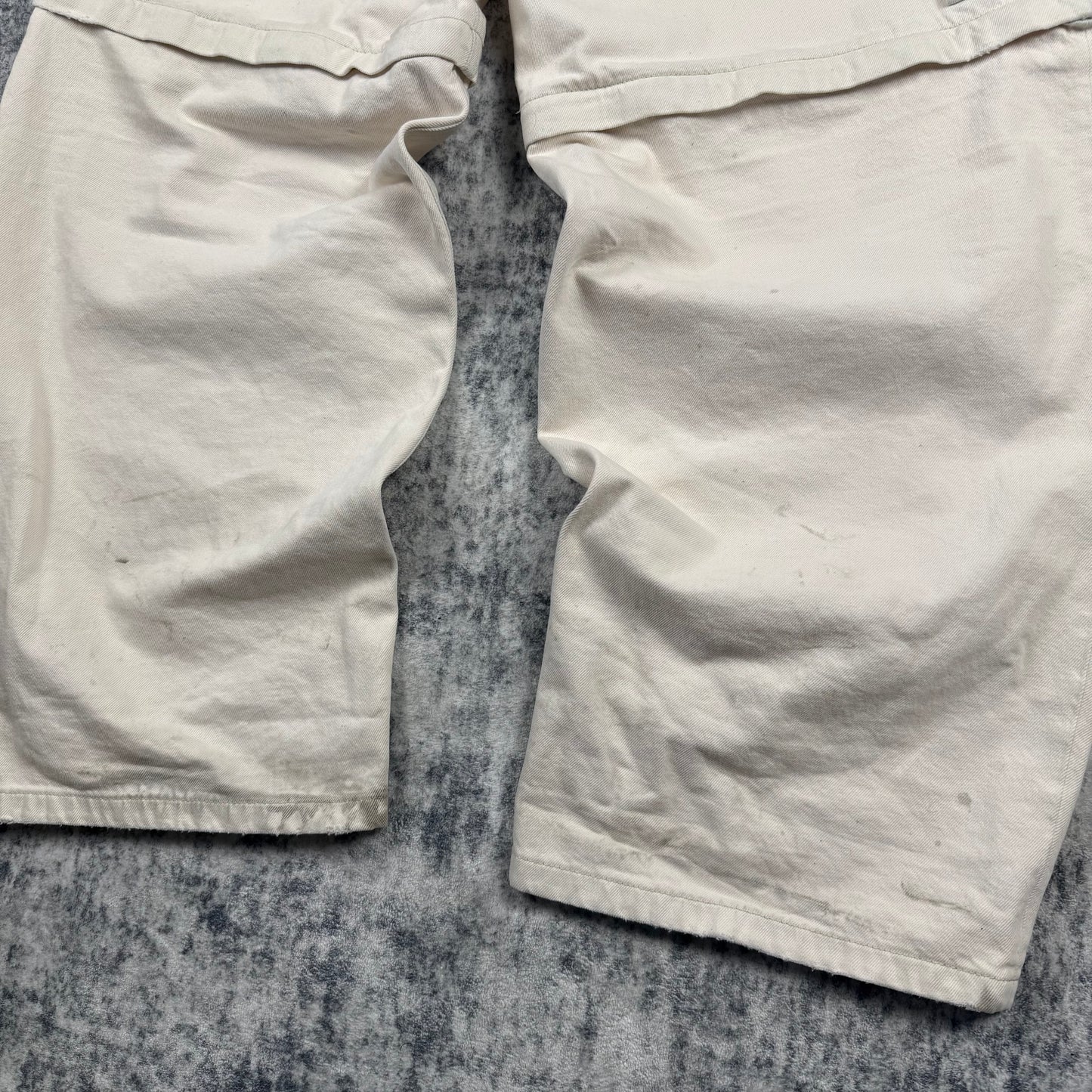 Balenciaga Multi Pocket Wide Leg Cargo Denim Jeans