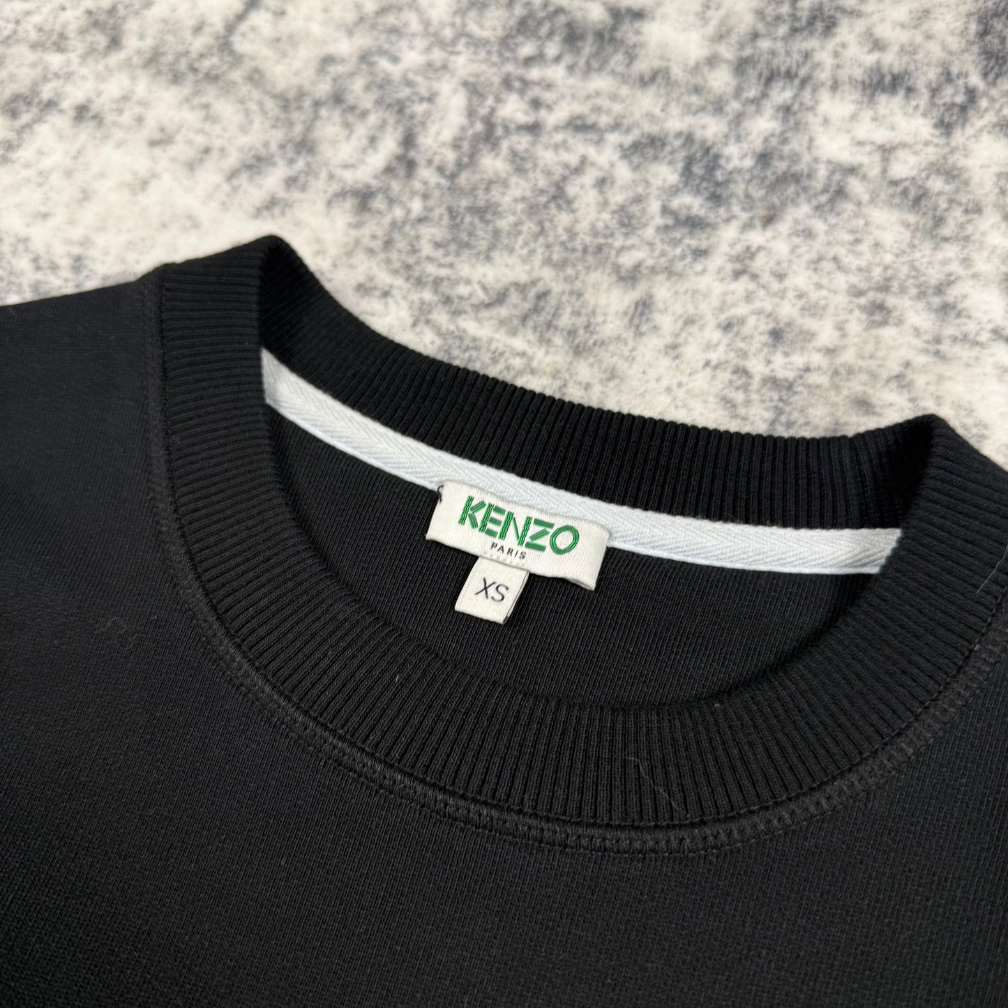 Kenzo Paris Black Logo Crewneck