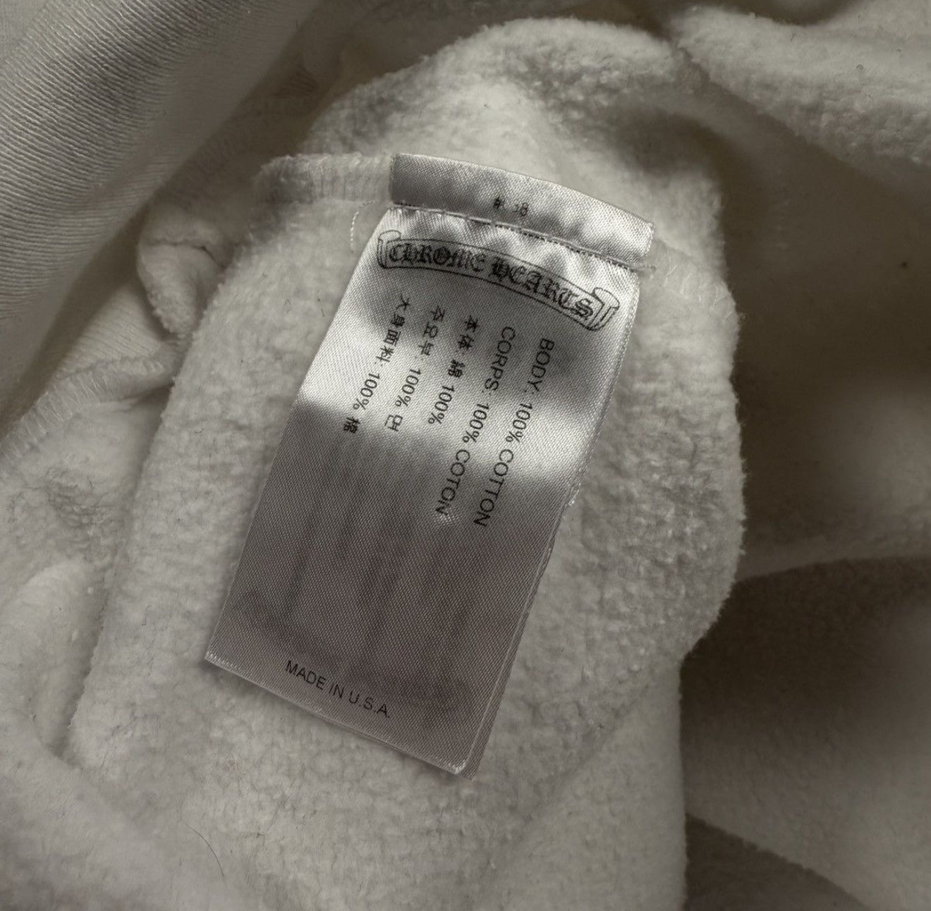 Chrome Hearts X Deadly Doll White Crewneck