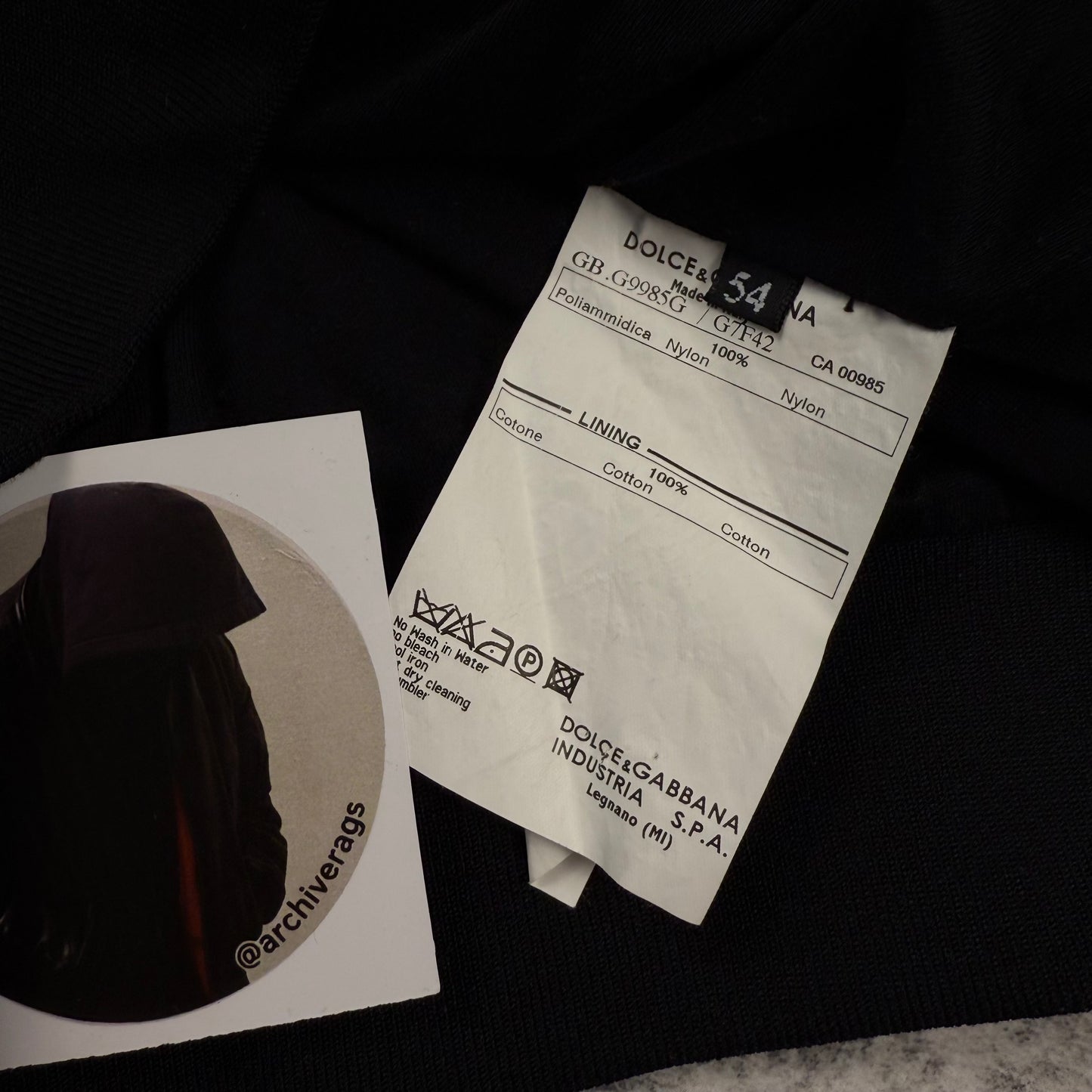 Dolce & Gabbana “Calcio” Nylon Track Bomber Jacket