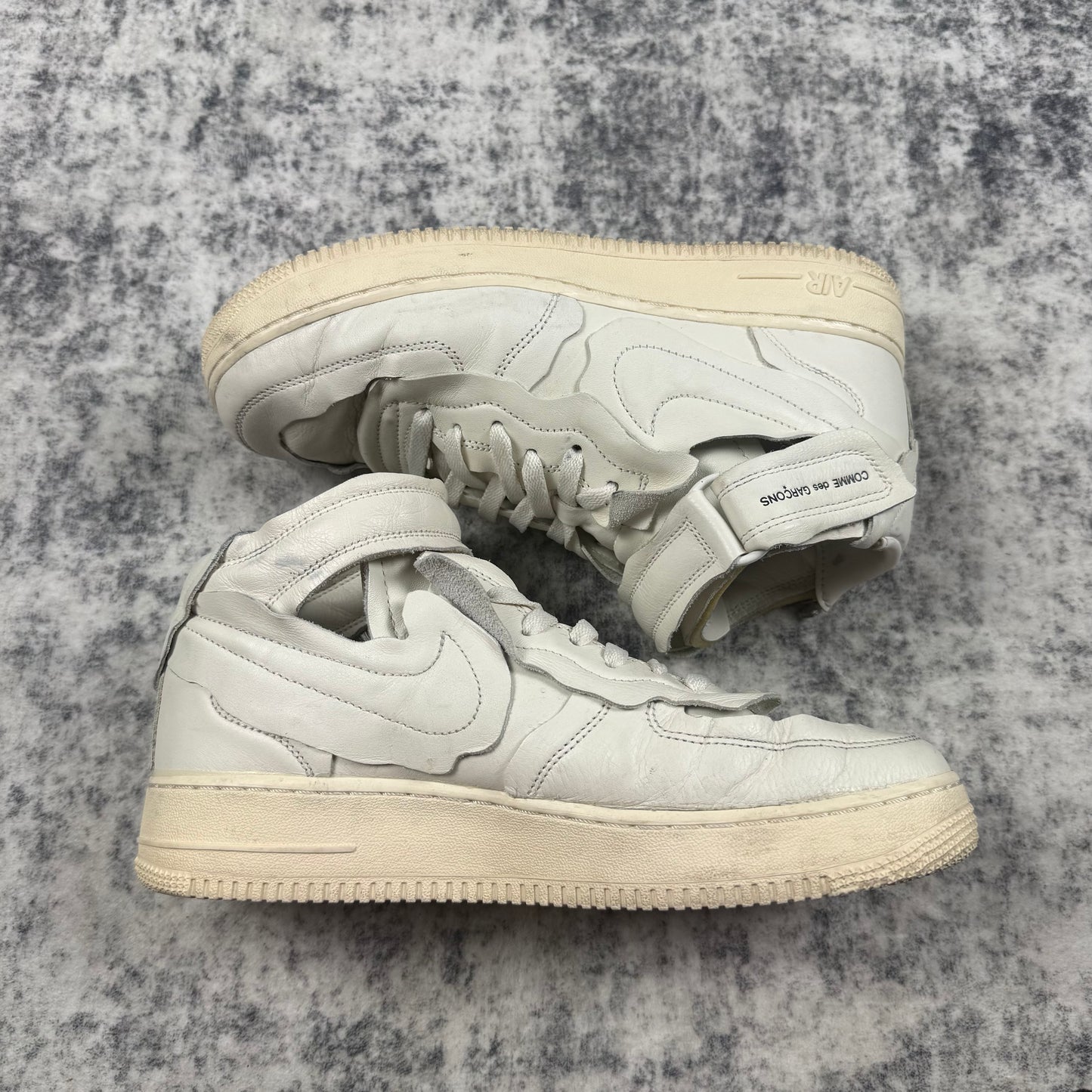 Comme des Garçons x Nike 'Triple White' Air Force 1 Mid