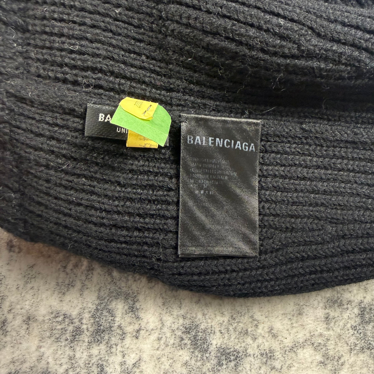 Balenciaga Logo Wool ‘Black’ Beanie