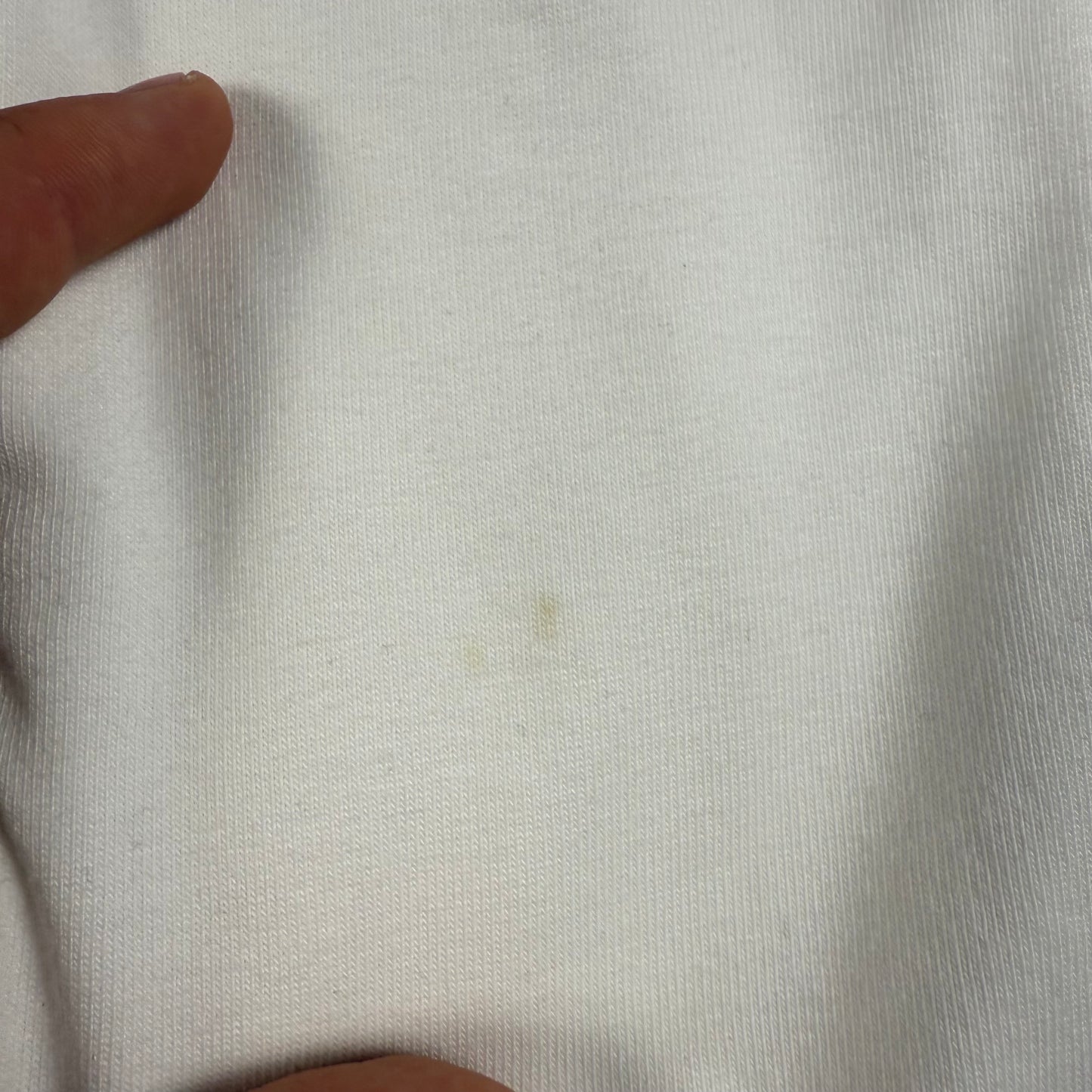 Rick Owens SS20 Fogachine High Neck Zip Up ‘White’ Sweater