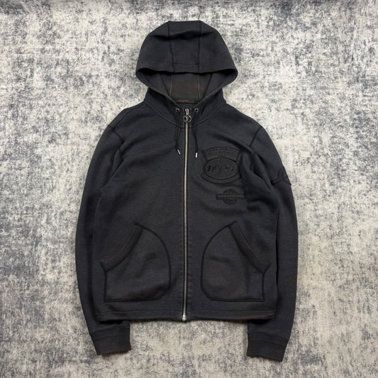 Louis Vuitton King of Trunk Makers Patch ‘Gray’ Zip Hoodie