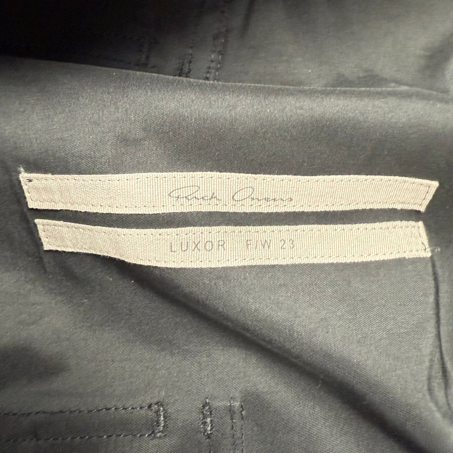 Rick Owens FW/23 Luxor Cargo Nylon ‘Black’ Pants