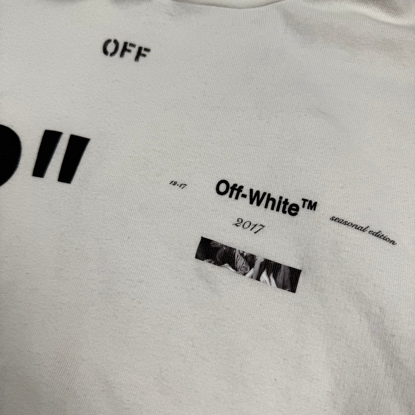 OFF-WHITE 02  Caravaggio ‘White’ Hoodie