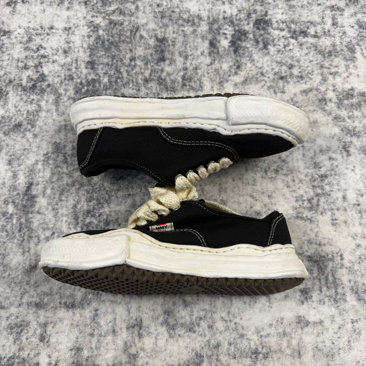 Maison Mihara Yasuhiro Baker Canvas ʼBlack’ Shoes