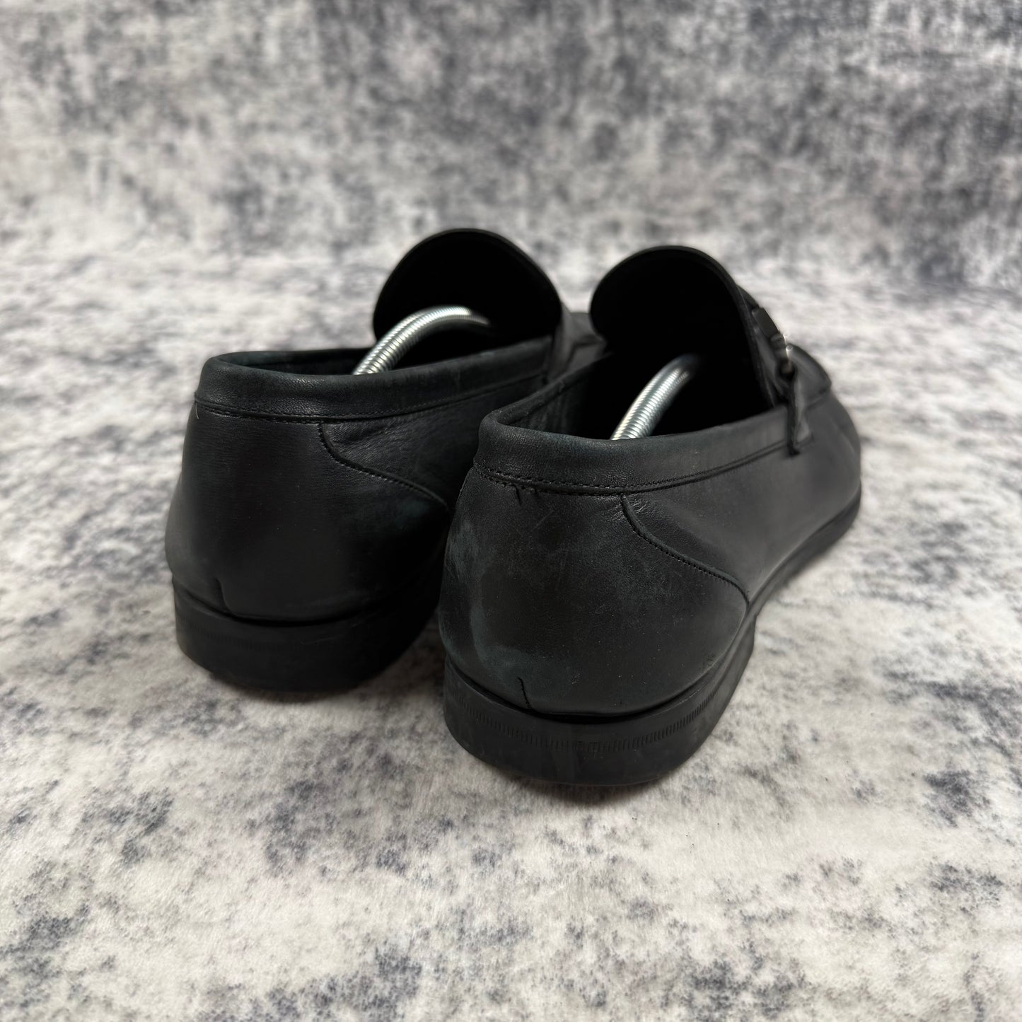 Salvatore Ferragamo Leather ‘Black’ Loafers