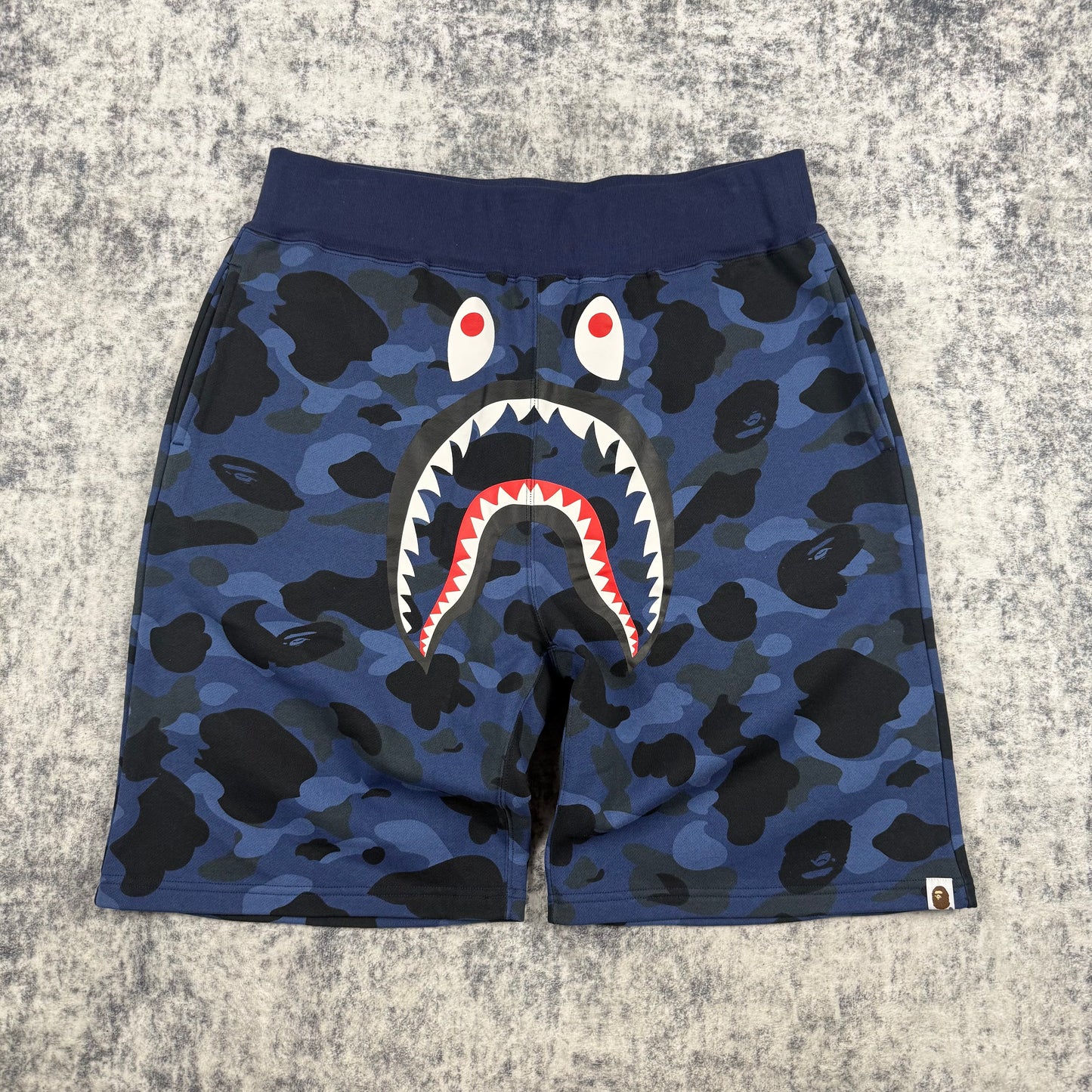 Bape Color Camo Shark ‘Blue’ Sweat Shorts