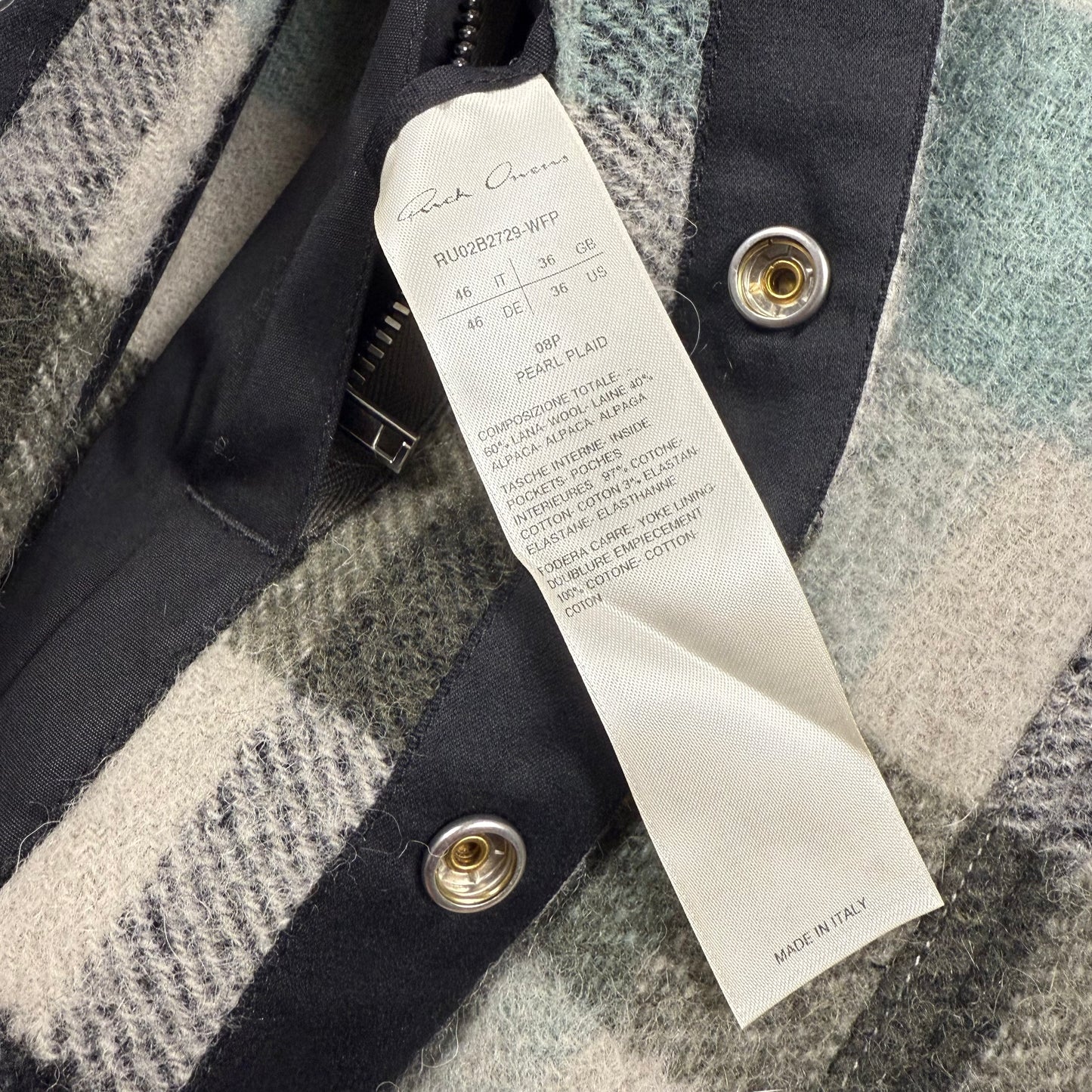 Rick Owens F/W22 Alpaca Knit Oversized Jacket