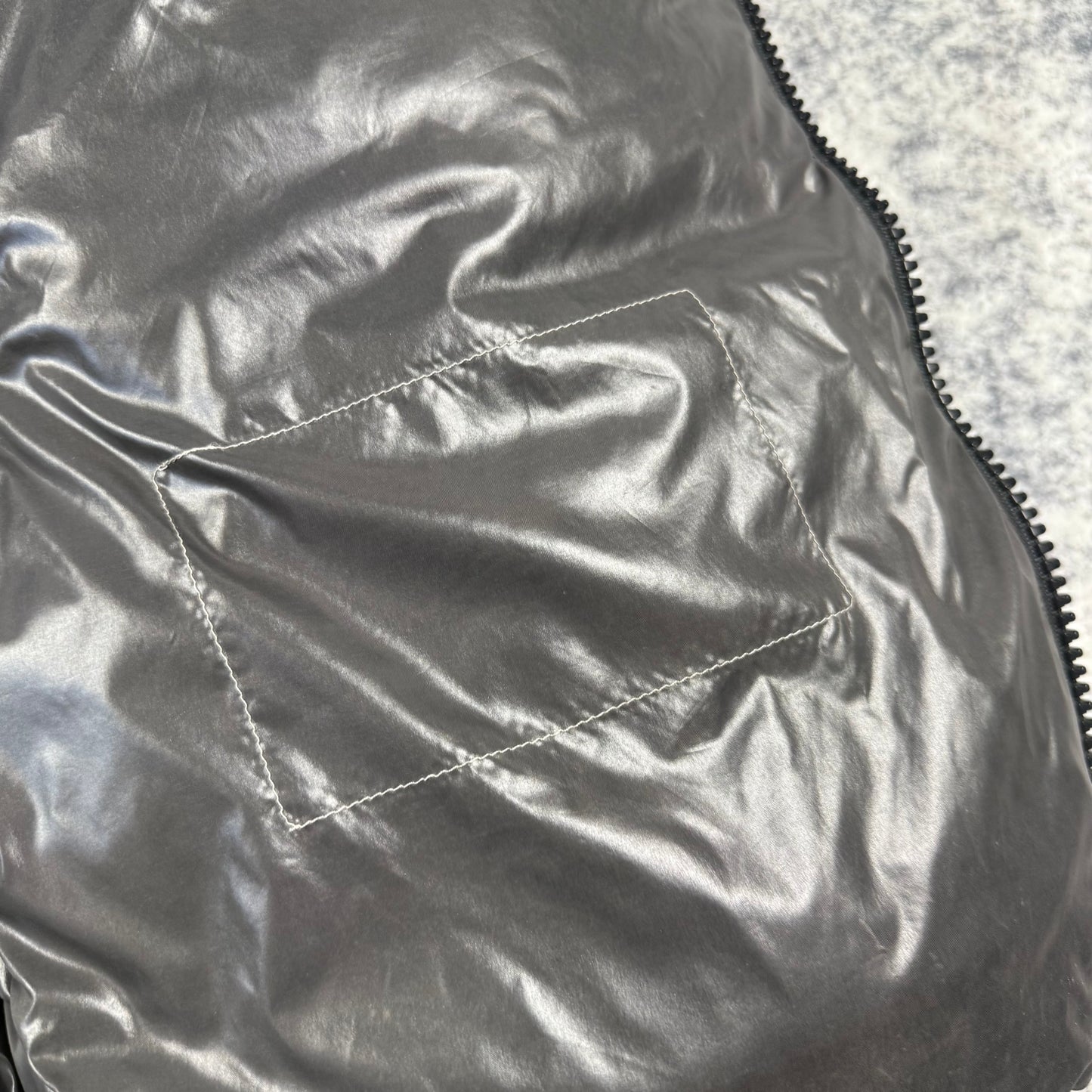 Moncler Maya Giubbotto Black Lacquer Nylon Down Puffer Jacket