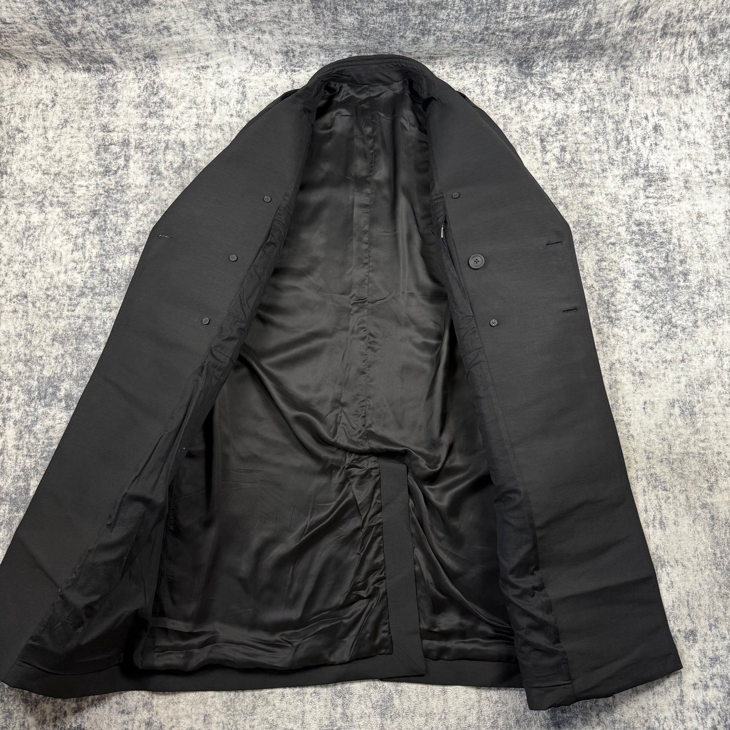 Rick Owens SS25 Hollywood Officer ‘Black’ Coat