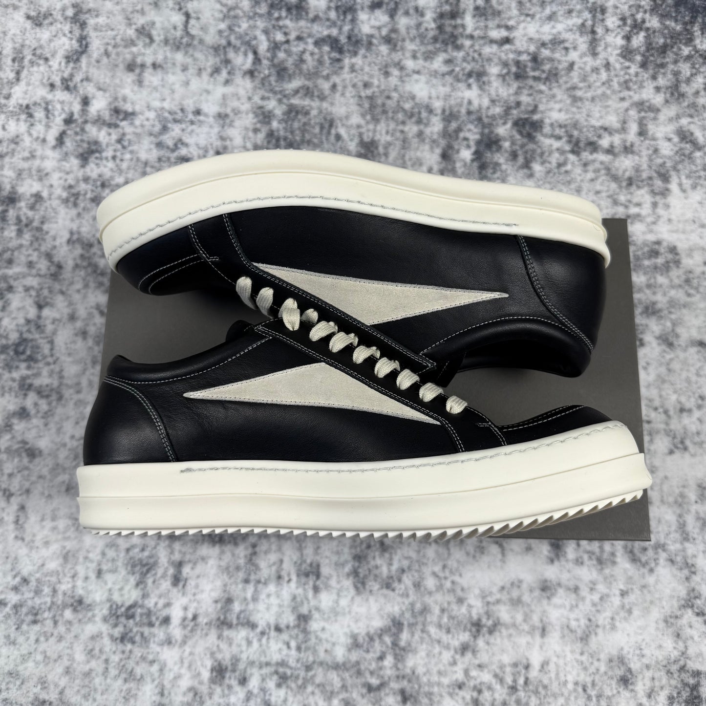 Rick Owens Vintage Vans Leather ‘Black’ Shoes