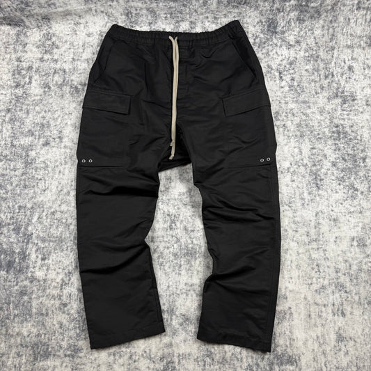 Rick Owens FW/23 Luxor Cargo Nylon ‘Black’ Pants