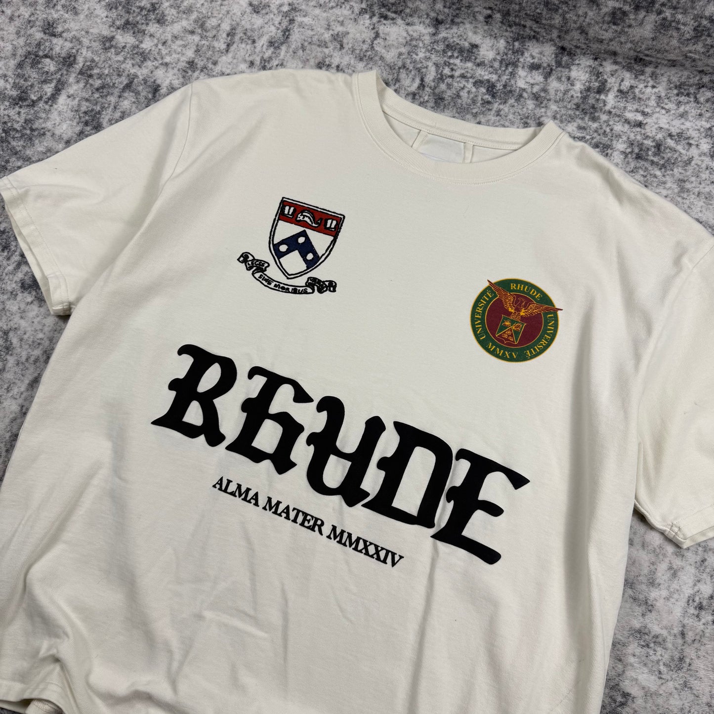 Rhude White 'Rhude' Script T-Shirt