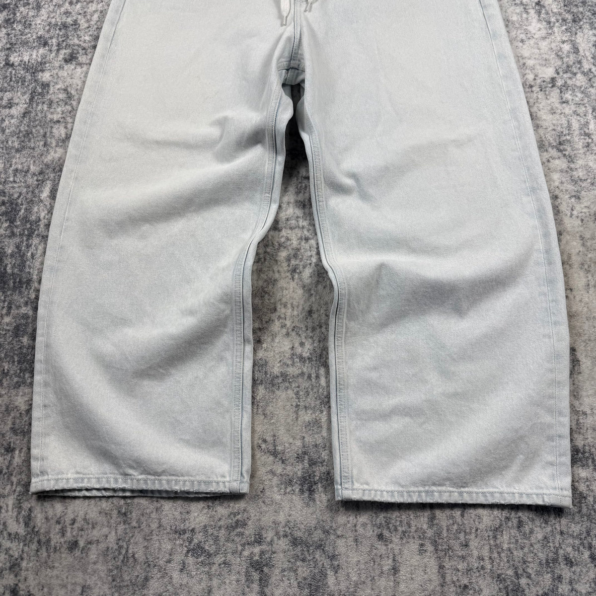 Balenciaga Heavy Bleached Blue Baggy Jeans