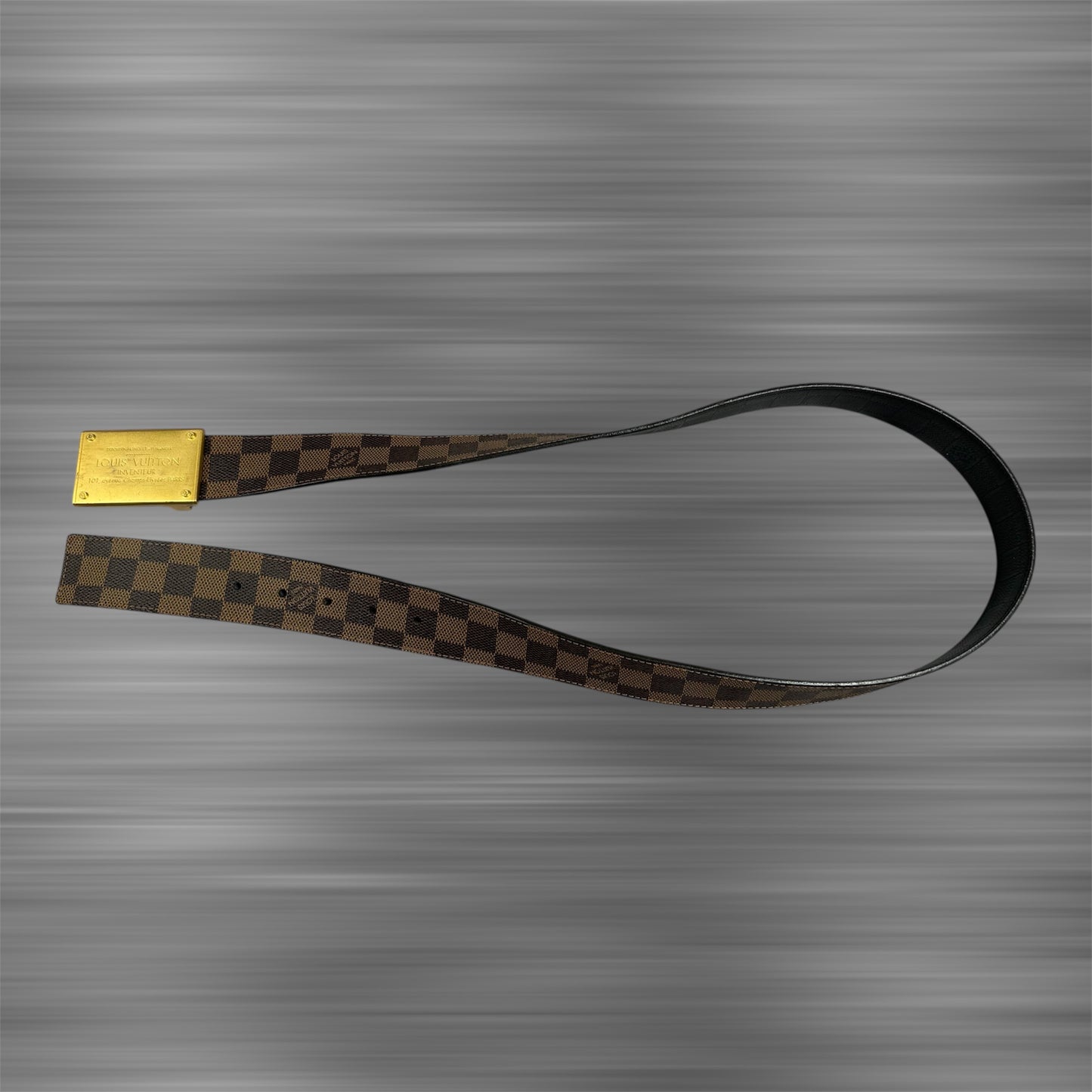 Louis Vuitton Leather Monogram Reversible Belt