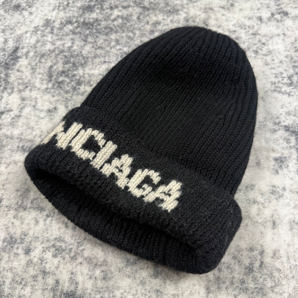 Balenciaga Logo Wool ‘Black’ Beanie