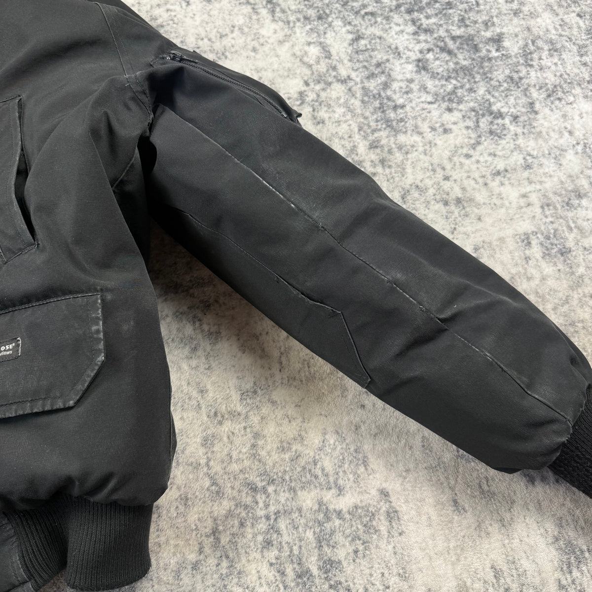 Vintage Canada Goose Chilliwack Bomber ‘Black’ Fur Down Jacket