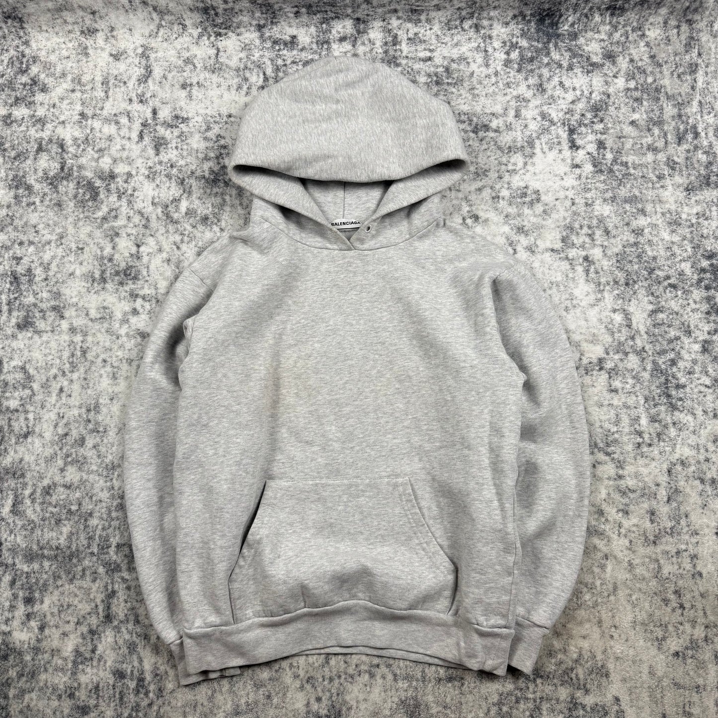 Balenciaga Logo Patch Hoodie Grey/Pink (2017)