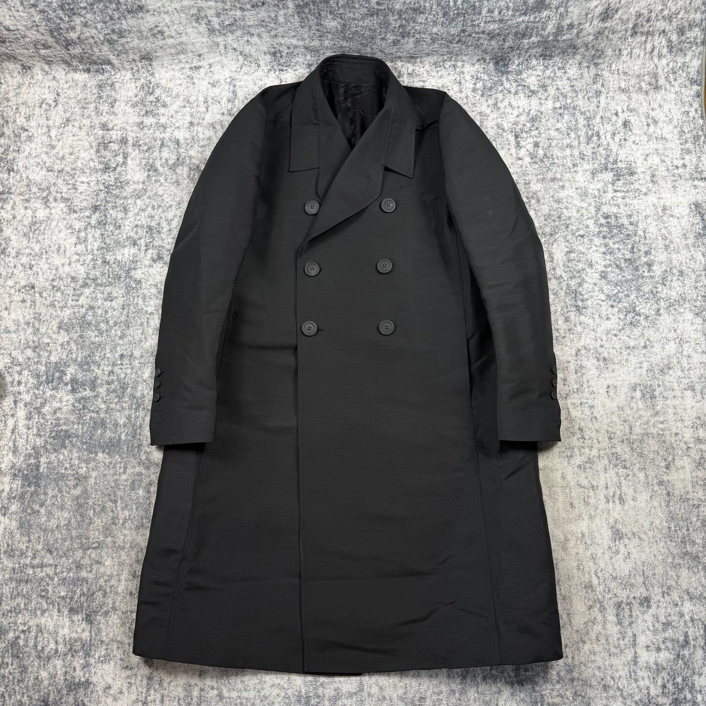 Rick Owens SS25 Hollywood Officer ‘Black’ Coat
