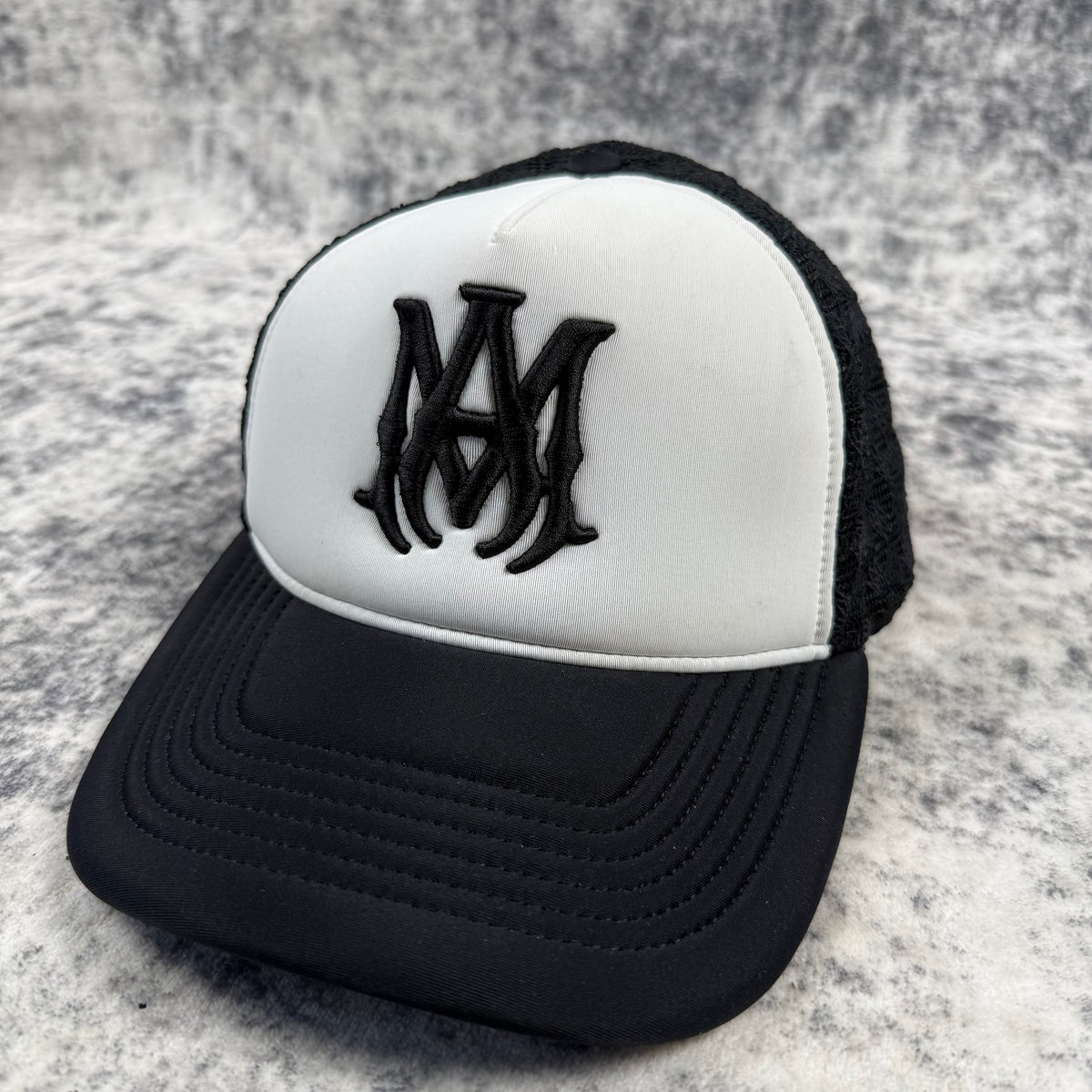 Amiri MA Two Tone ‘Black’ Trucker Hat