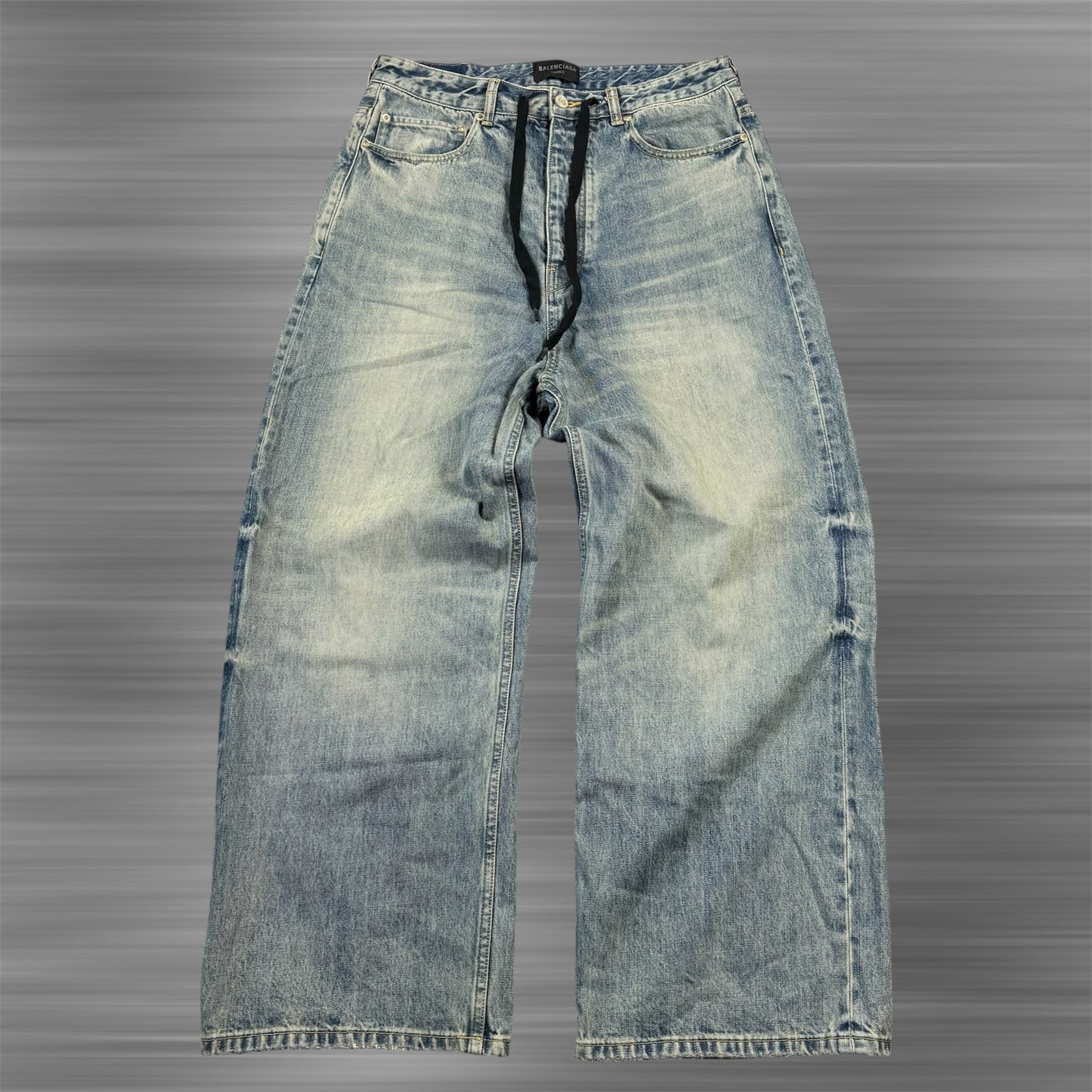 Balenciaga SS24 Light Wash Baggy Jeans