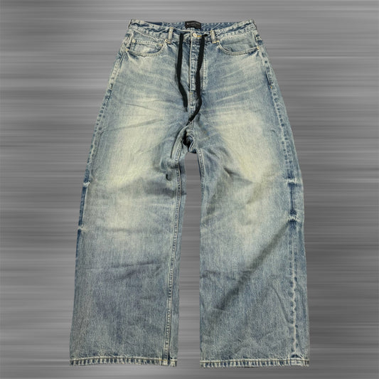 Balenciaga SS24 Light Wash Baggy Jeans