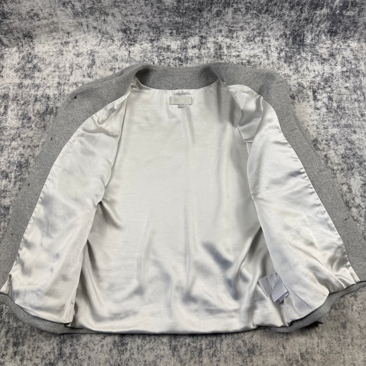 Kith Winter Classics 2024 Felted Jersey Jonah Liner Grey Jacket