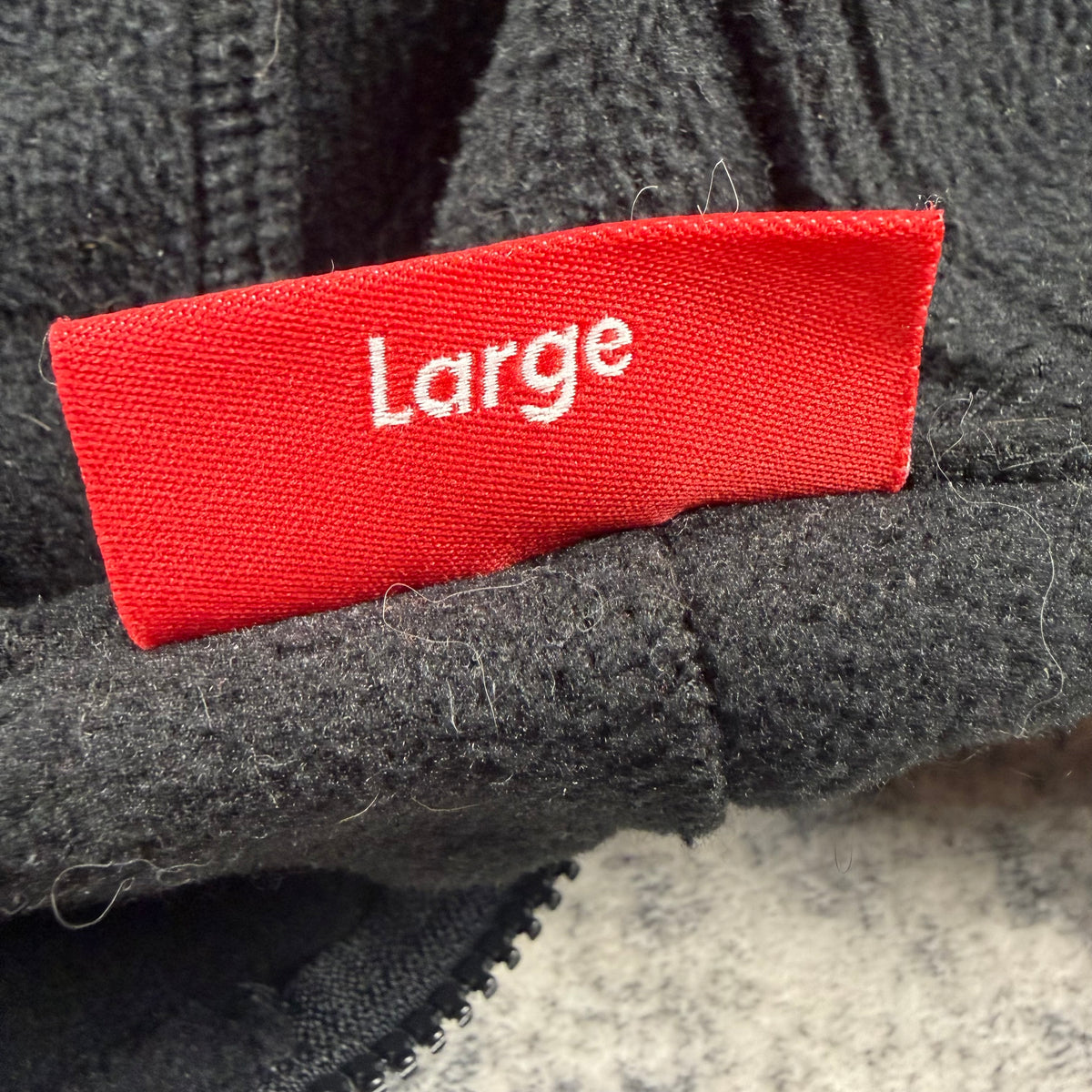 Supreme FW19 Polartec Half Zip ʼBlack’ Hooded Sweatshirt