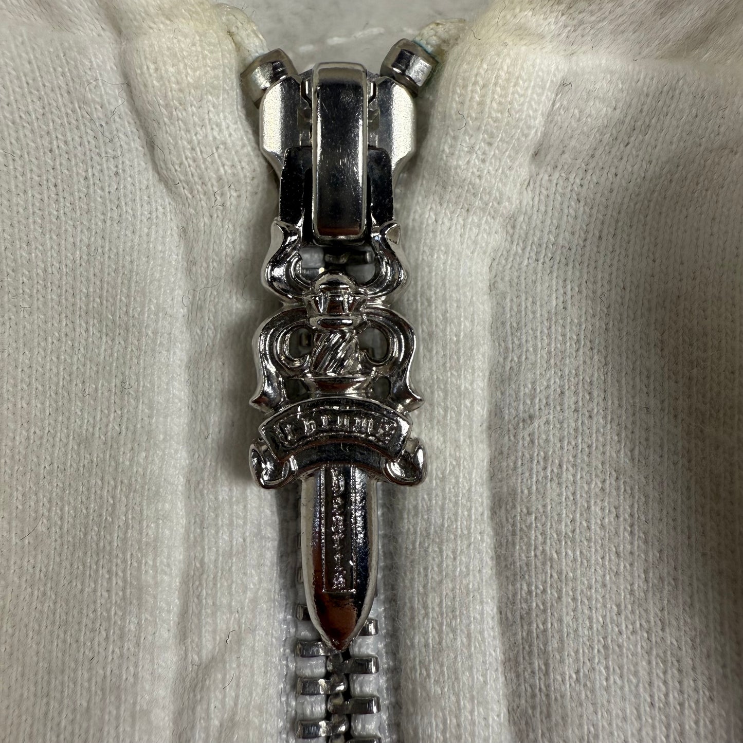 Chrome Hearts Horseshoe Floral ‘White’ Zip Up Hoodie