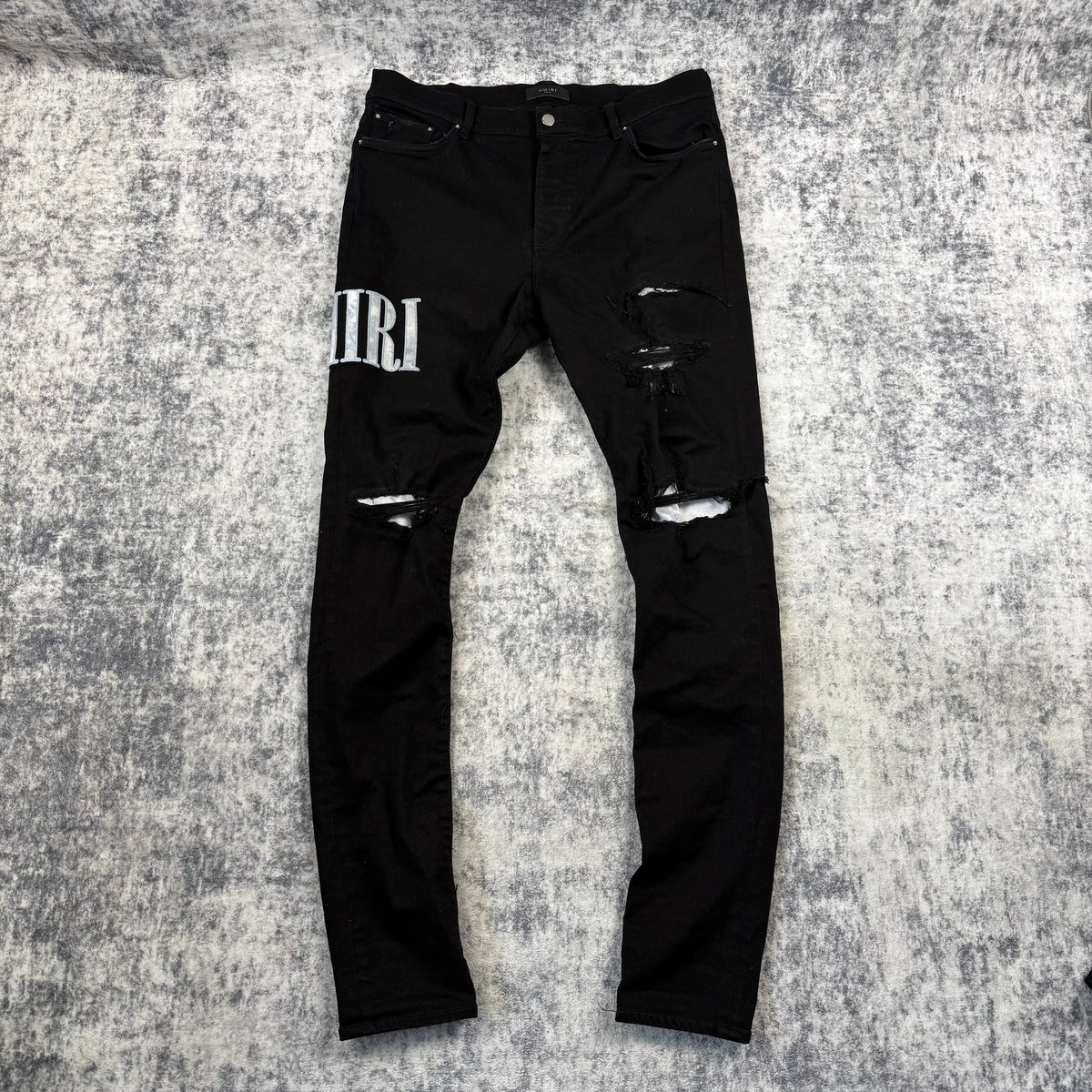 AMIRI Tie-Dye Core ‘Black’ Skinny Jeans