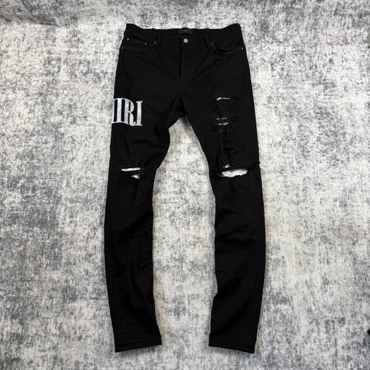 AMIRI Tie-Dye Core ‘Black’ Skinny Jeans
