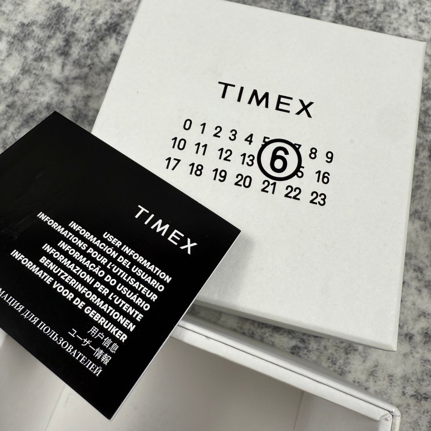 MM6 Maison Margiela x Timex Gold Digital Watch Set