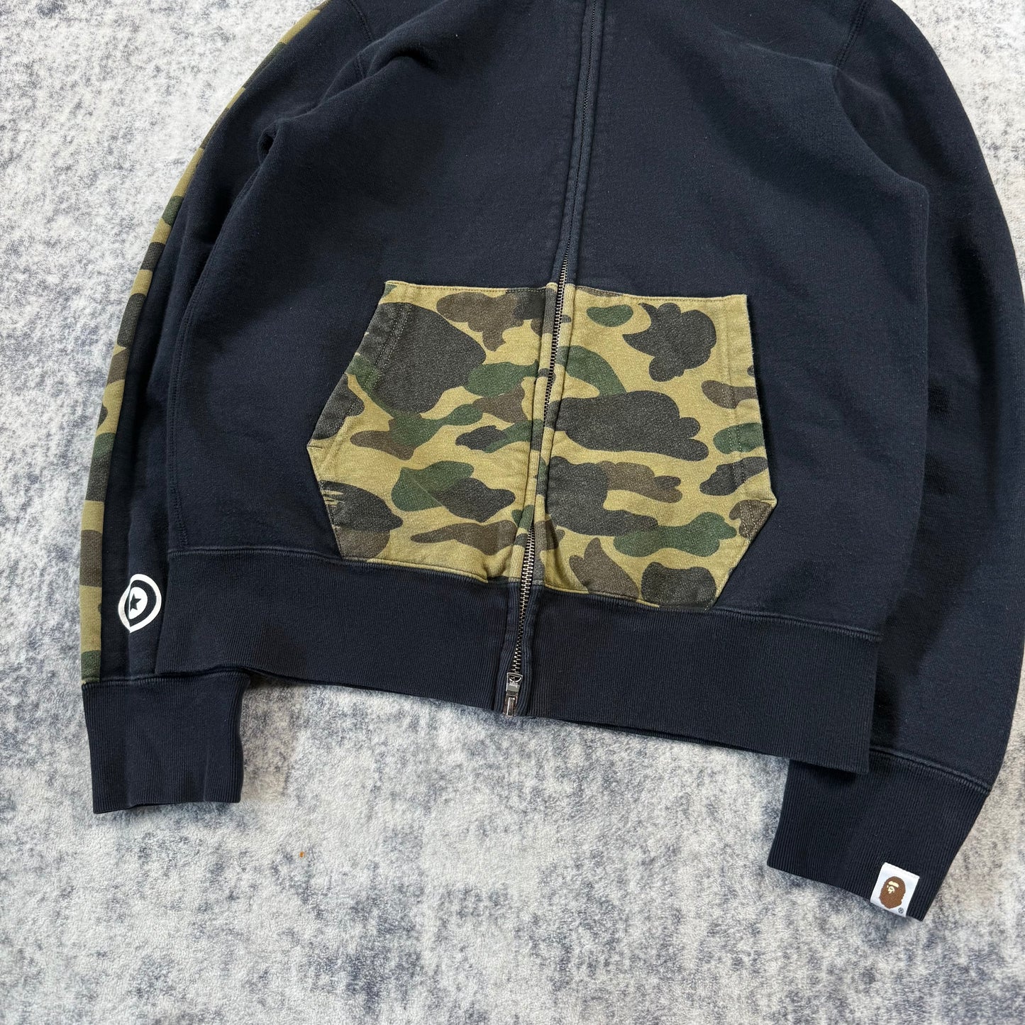 A Bathing Ape 1st Camo Crazy Shark Full Zip Hoodie