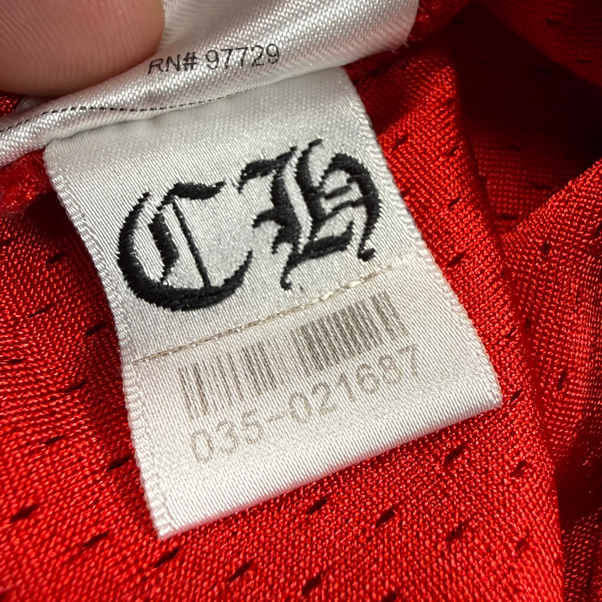 Chrome Hearts x Matty Boy ‘Red’ V-Neck Hockey Jersey