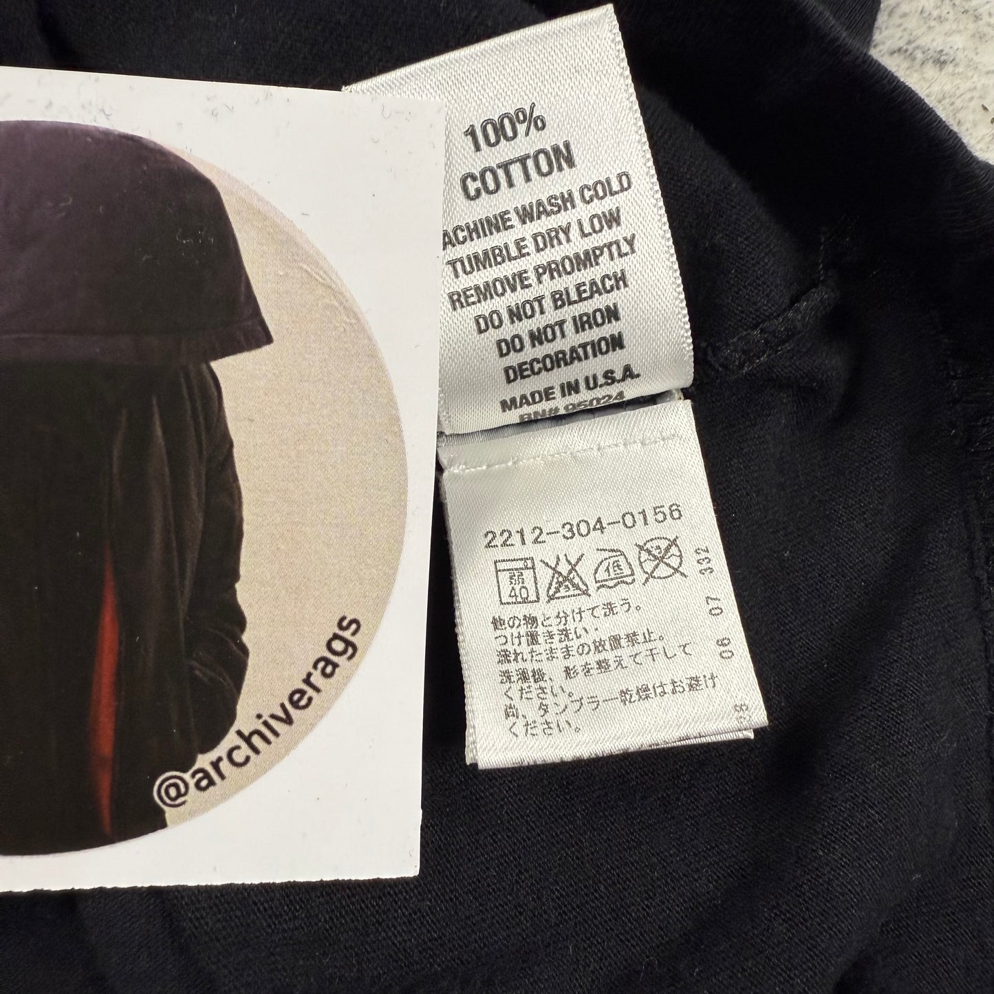 Chrome Hearts Vintage Jumbo Cross ‘Black’ Longsleeve