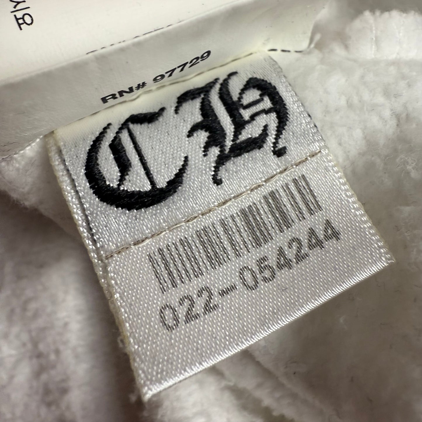 Chrome Hearts Horseshoe Floral ‘White’ Zip Up Hoodie