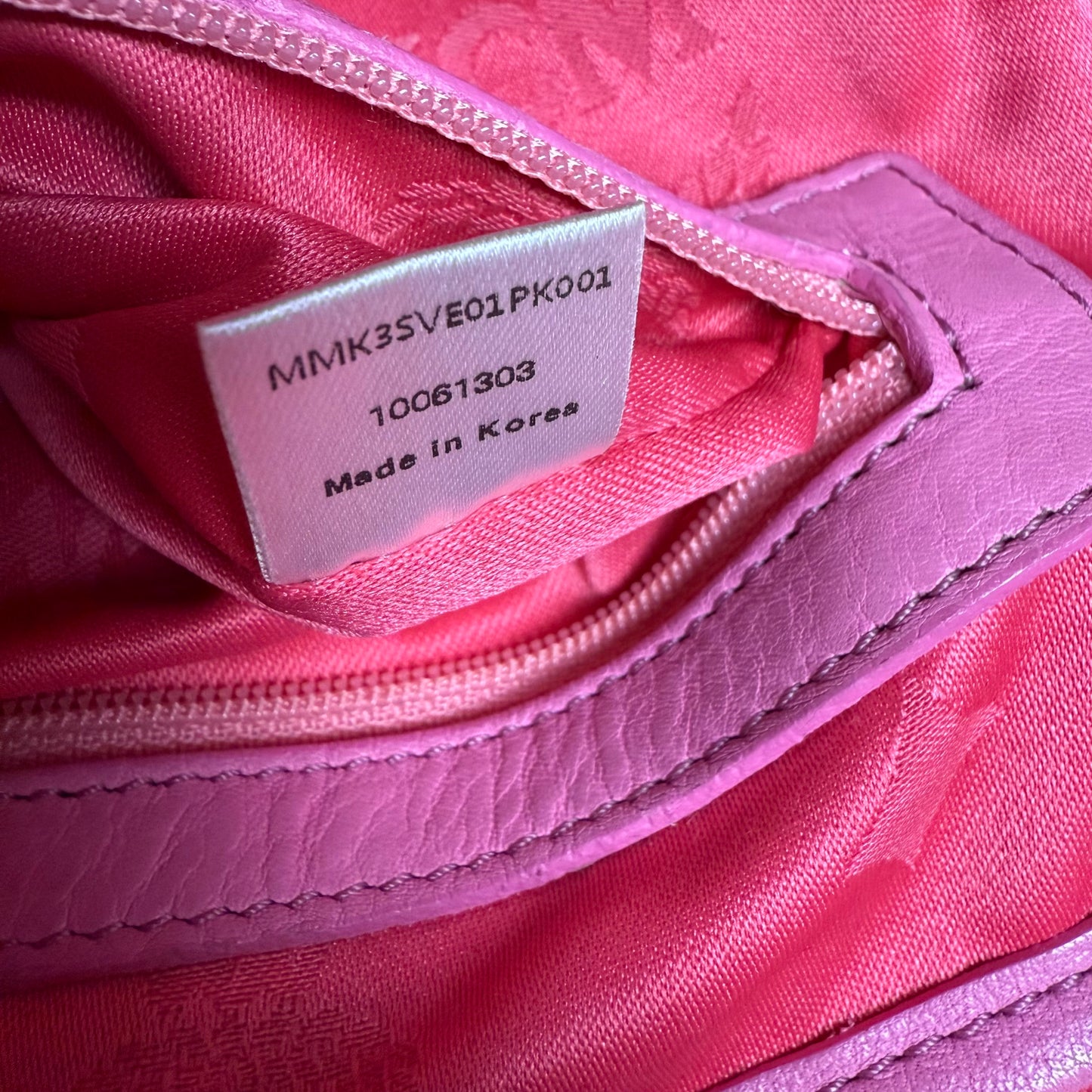 MCM Visetos ‘Pink’ Studs Backpack
