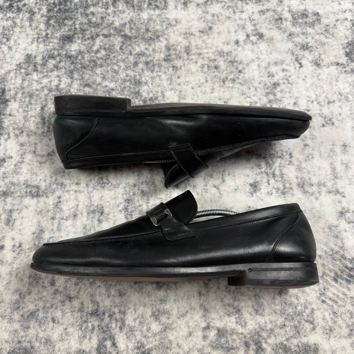 Salvatore Ferragamo Leather ‘Black’ Loafers