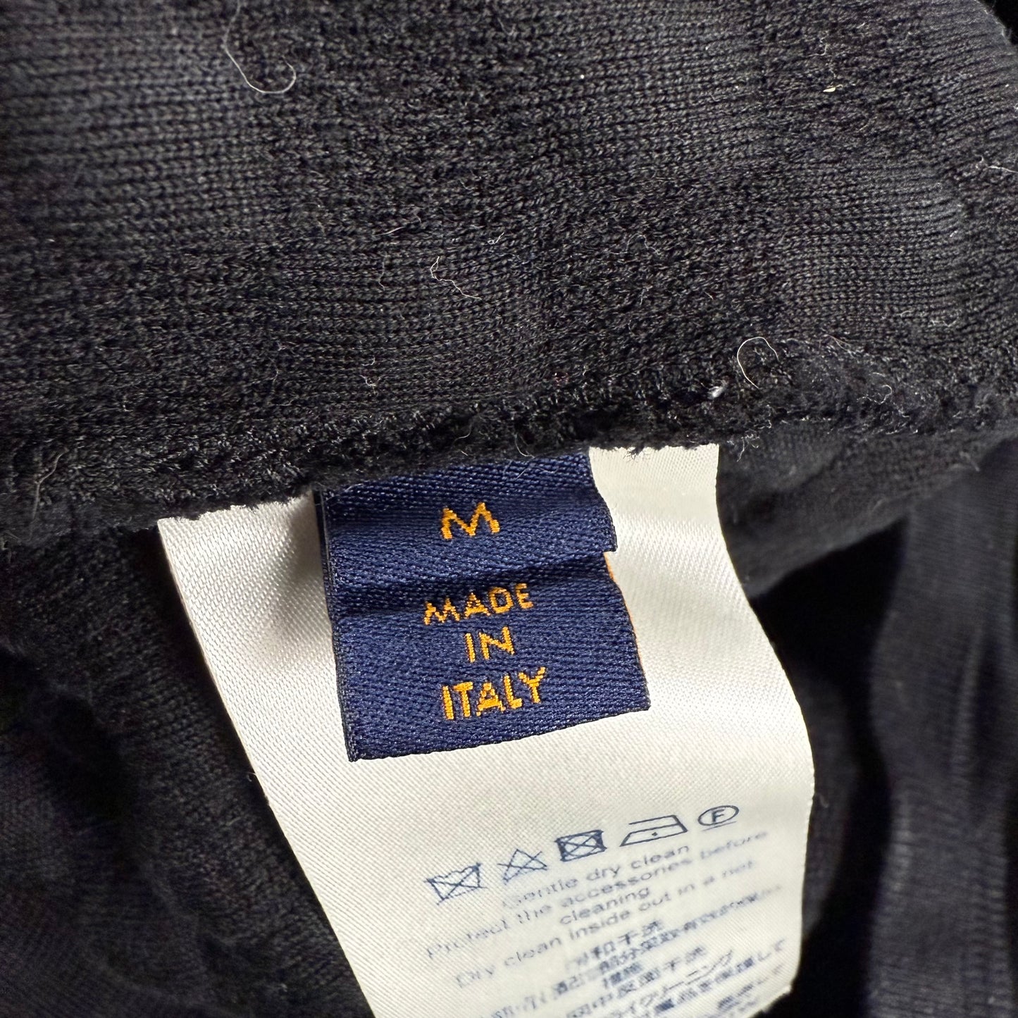 Louis Vuitton Waffle Knit Track ʼBlack’ Sweatpants