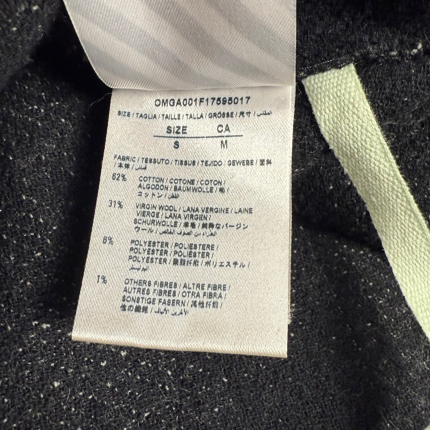 Off-White Outline Arrow Flannel Shirt Grey/Black