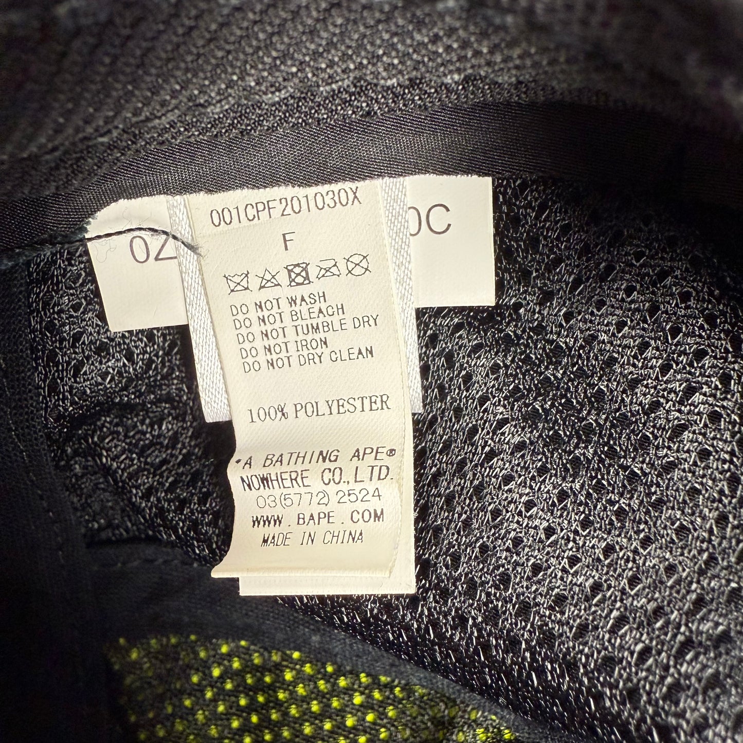 BAPE SS20 Multi Color ‘Black/Pink’ Cap