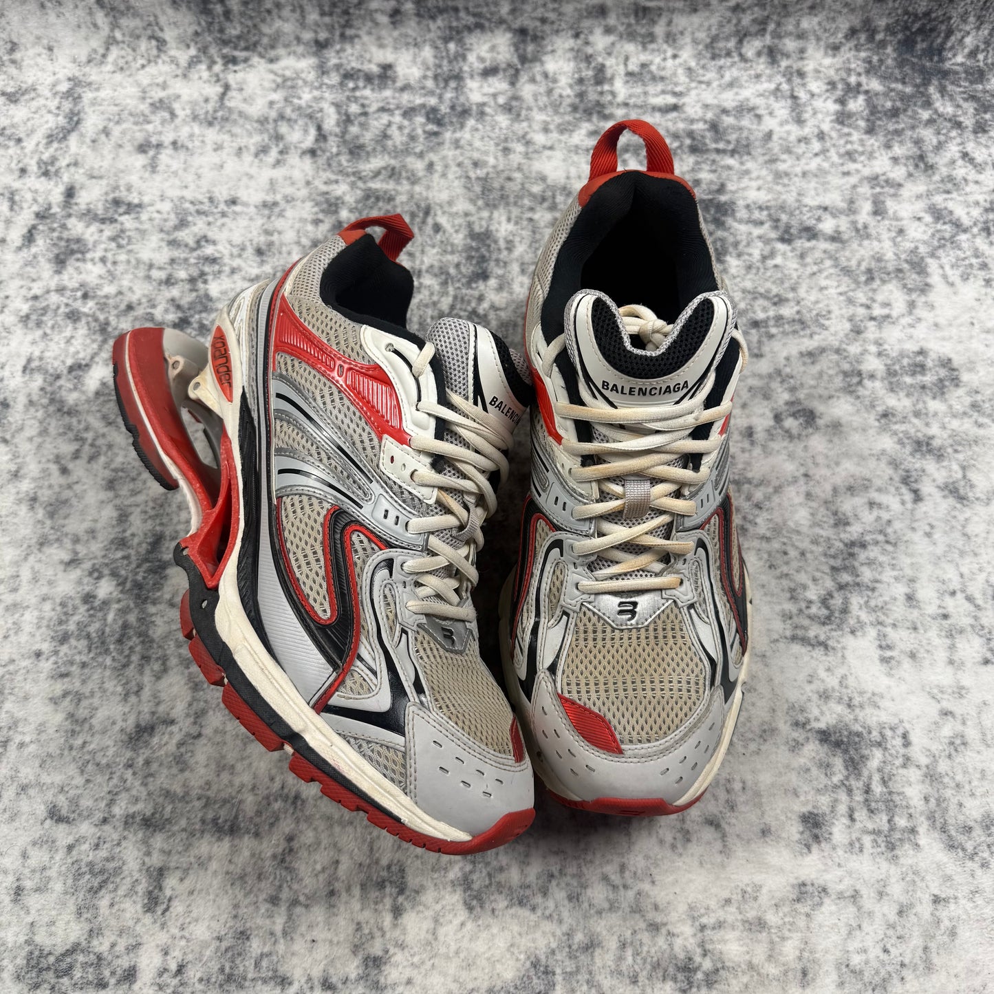 Balenciaga SS22 X-Pander ‘Red/Silver’ Shoes