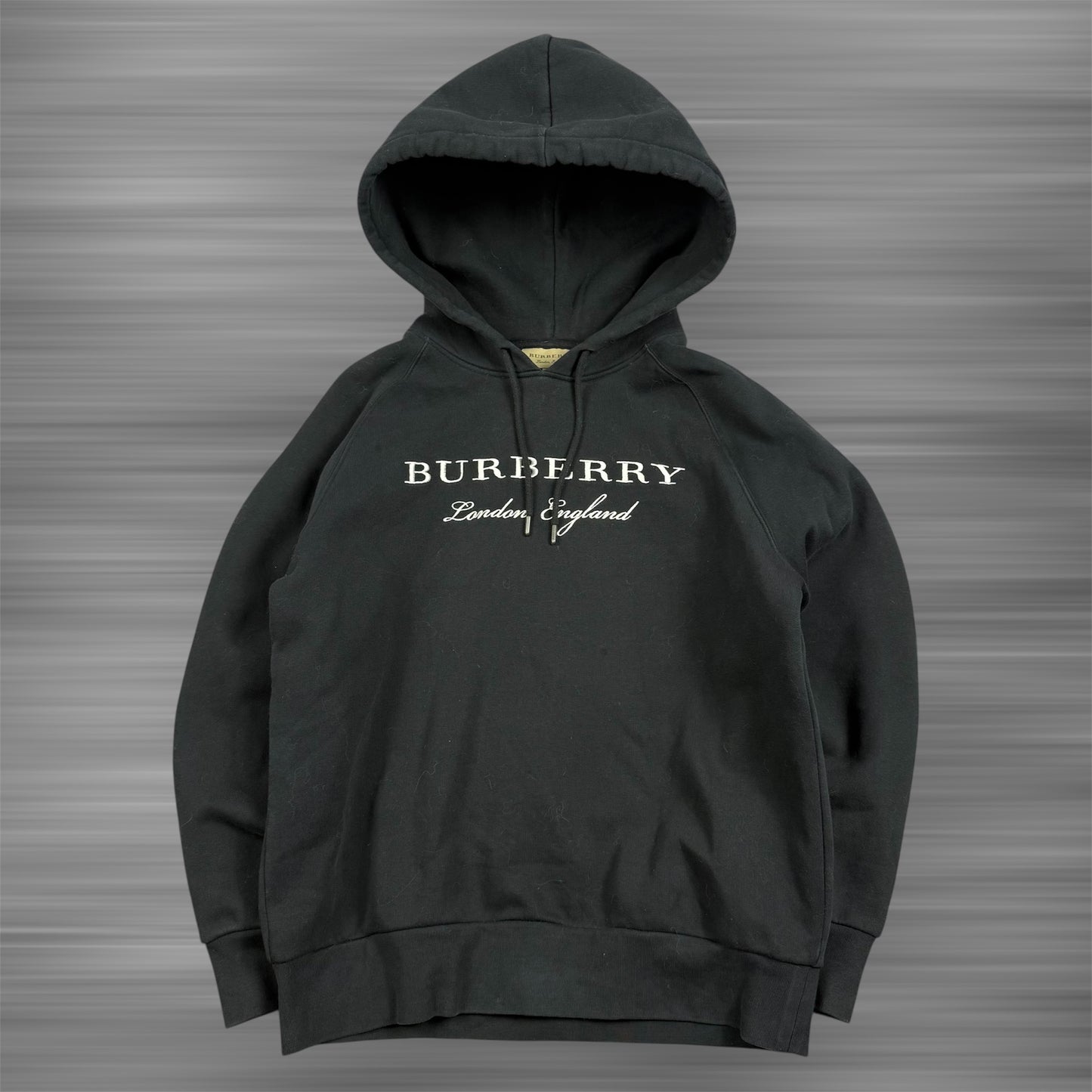Burberry Embroidered Big Logo ‘Black’ Hoodie