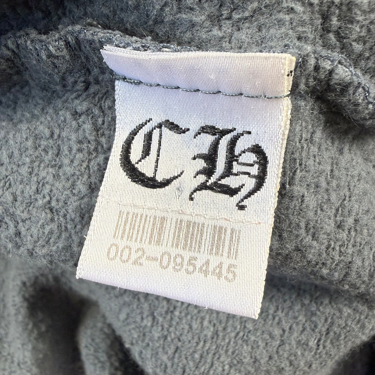 Chrome Hearts Vintage Horseshoe Cross ‘Gray’ Zip Up Hoodie