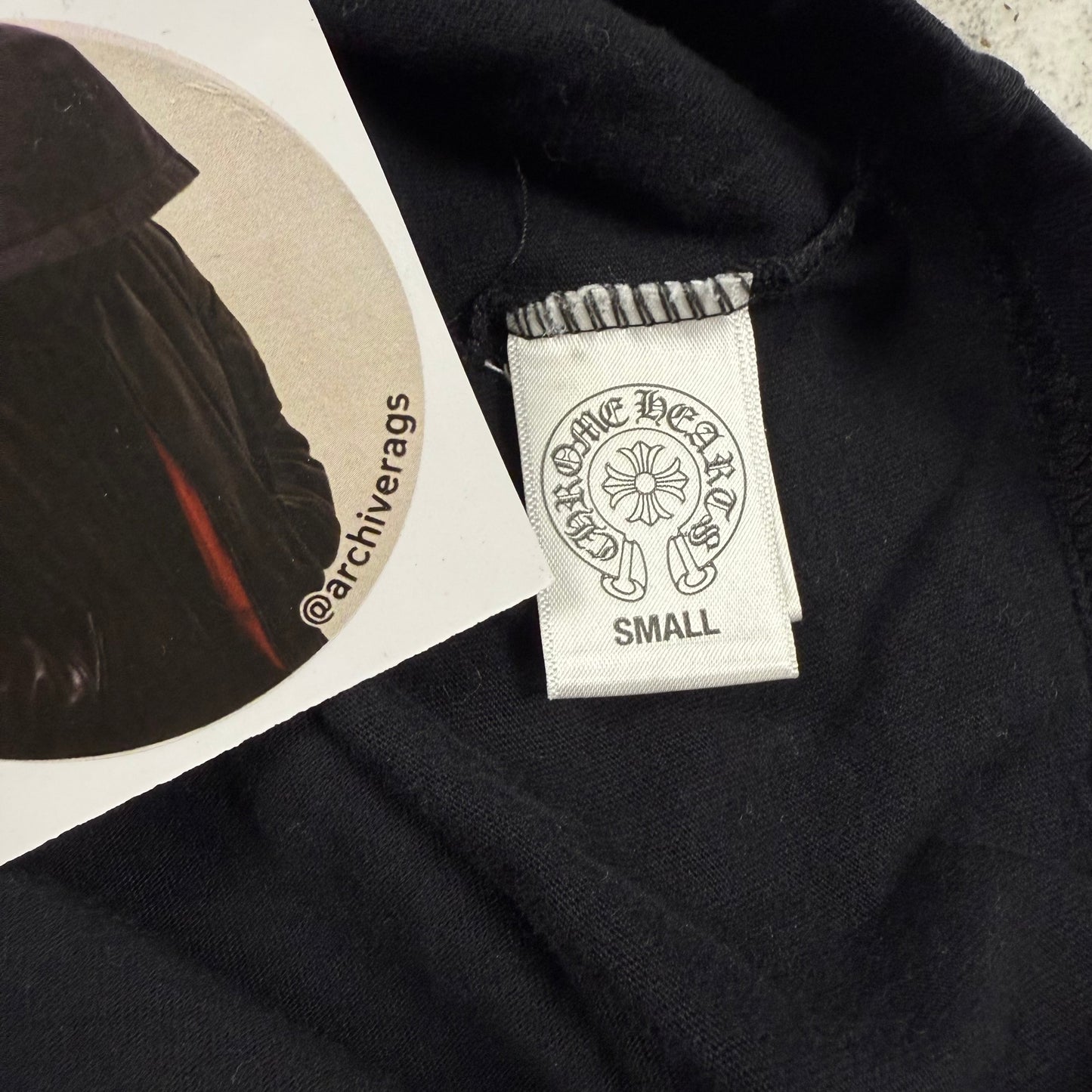 Chrome Hearts Vintage Jumbo Cross ‘Black’ Longsleeve