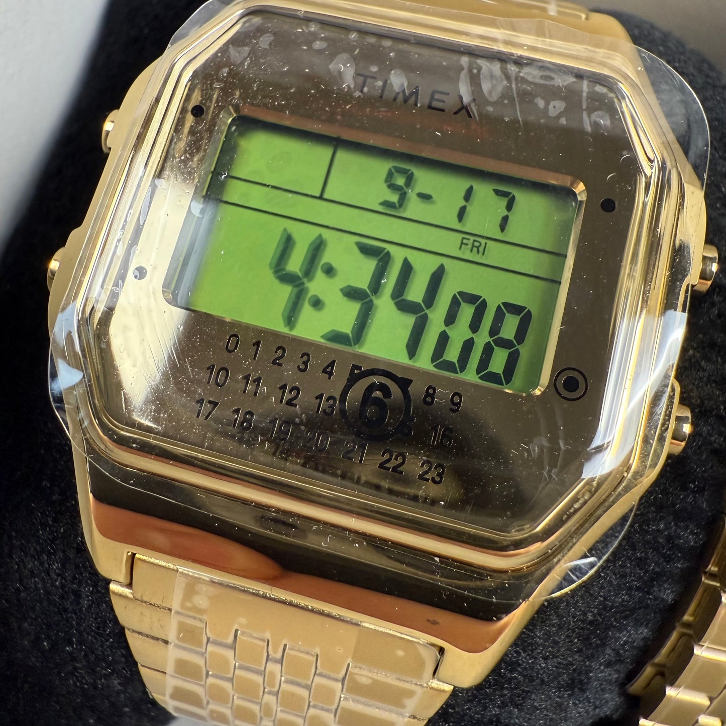 MM6 Maison Margiela x Timex Gold Digital Watch Set